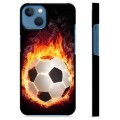 Carcasa Protectora para iPhone 13 - Pelota de Fútbol en Llamas