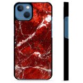 Carcasa Protectora para iPhone 13 - Mármol Rojo