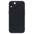 Funda de silicona con protector de cámara para iPhone 13 - Compatible con MagSafe - Negro