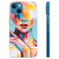 Funda de TPU para iPhone 13 - Retrato Abstracto