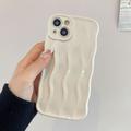 Funda ondulada lineal 3D iPhone 14 - Blanca