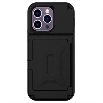 Funda Híbrida con Espejo y Tarjetero para iPhone 14 Pro