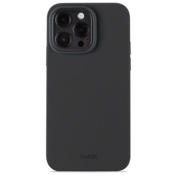 Funda de silicona Holdit iPhone 14 Pro Max - Negra