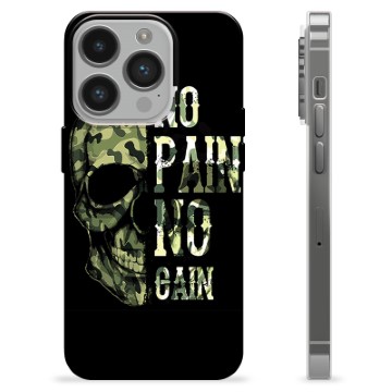 Funda de TPU para iPhone 14 Pro - No Pain, No Gain