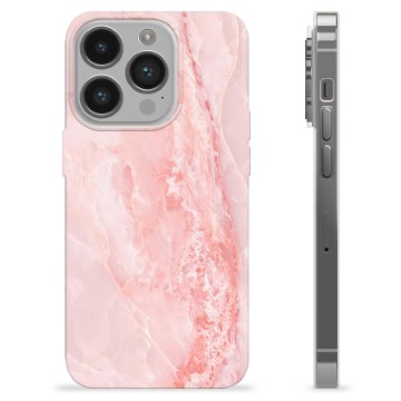 Funda de TPU para iPhone 14 Pro - Mármol Rosa