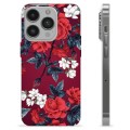 Funda de TPU para iPhone 14 Pro - Flores Vintage