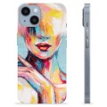 Funda de TPU para iPhone 14 - Retrato Abstracto