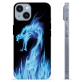 Funda de TPU para iPhone 14 - Dragón de Fuego Azul