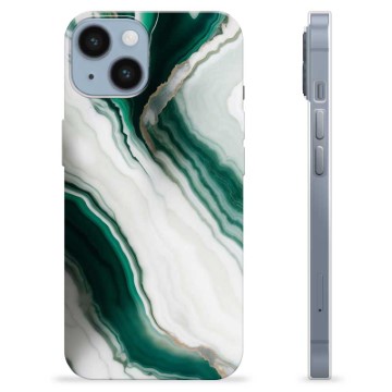 Funda de TPU para iPhone 14 - Mármol Esmeralda