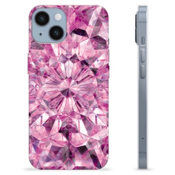 Funda de TPU para iPhone 14 - Cristal Rosa