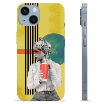 Funda de TPU para iPhone 14 - Arte Retro