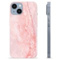 Funda de TPU para iPhone 14 - Mármol Rosa