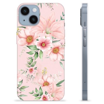 Funda de TPU para iPhone 14 - Flores de Acuarela