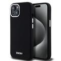 Funda iPhone 15 DKNY Liquid Silicone Metal Logo Case - Magsafe Compatible