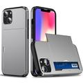 Carcasa Híbrida con Tarjetero Deslizante para iPhone 15