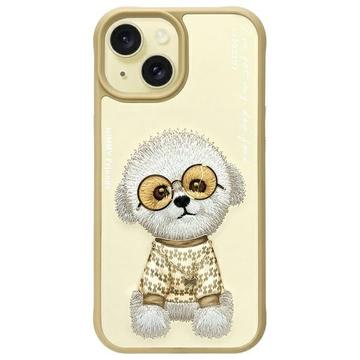 Funda Perro para iPhone 15 Nimmy Friends Glasses Cool - Caqui