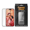 Protector de pantalla iPhone 15 PanzerGlass Ceramic Protection Ultra-Wide Fit EasyAligner - 9H - Black Edge