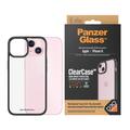 Funda iPhone 15 PanzerGlass ClearCase D3O Bio - Negra / Transparente