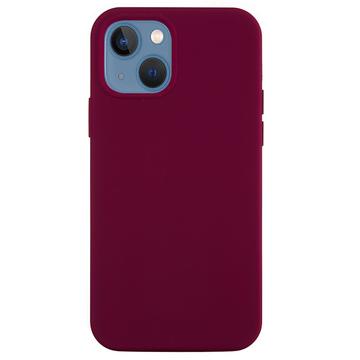 Funda de Silicona Liquid para iPhone 15 Plus - Vino Tinto