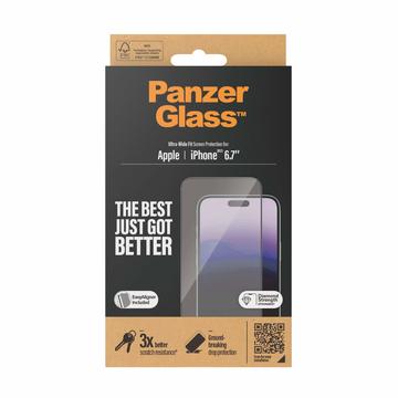 Protector de Pantalla - 9H - PanzerGlass Ultra-Wide Fit EasyAligner para iPhone 15 Plus