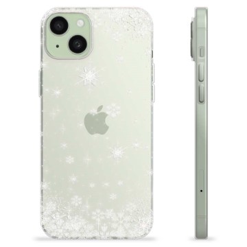 Funda de TPU para iPhone 15 Plus - Copos de Nieve