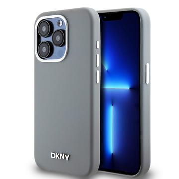Funda iPhone 15 Pro DKNY Liquid Silicone Metal Logo - Compatible Magsafe