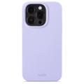 Funda de silicona Holdit iPhone 15 Pro - Lavanda