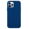 Funda de Silicona Liquid para iPhone 15 Pro - Azul