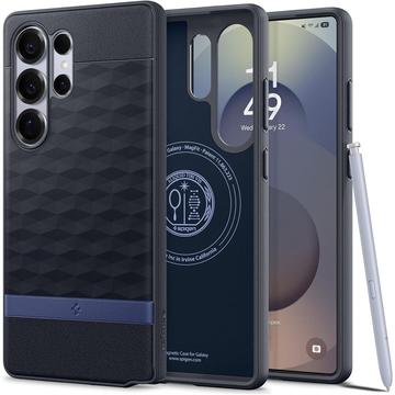 Funda híbrida Samsung Galaxy S25 Ultra Spigen Parallax Mag - Violeta marino