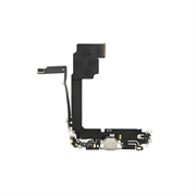 Cable Flexible de Conector de Carga para iPhone 15 Pro Max - Blanco
