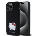 Funda de silicona líquida Hello Kitty Daydreaming para iPhone 15 Pro Max - Negro