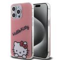 Funda iPhone 15 Pro Max Hello Kitty IML Daydreaming - Rosa
