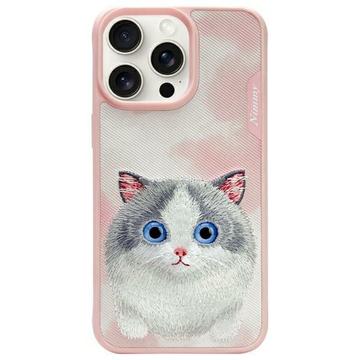 Funda Gato para iPhone 15 Pro Max Nimmy Friends Big Eyed Pet 2.0