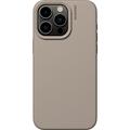 Funda de silicona Nudient Base para iPhone 15 Pro Max - Beige
