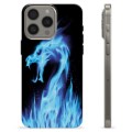 Funda de TPU para iPhone 15 Pro Max - Dragón de Fuego Azul
