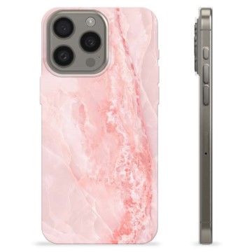 Funda de TPU para iPhone 15 Pro Max - Mármol Rosa