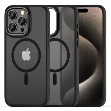 Funda Tech-Protect Magmat 2 para iPhone 15 Pro Max - Compatible con MagSafe - Negro mate