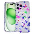 Funda MagSafe Wave-Edge Laser Glitter para iPhone 15 Pro Max