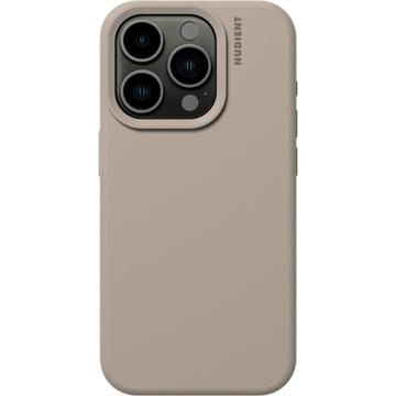 Funda de silicona iPhone 15 Pro Nudient Base - Beige