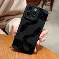 Funda de TPU con estampado de serpiente para iPhone 15 Pro - Negro