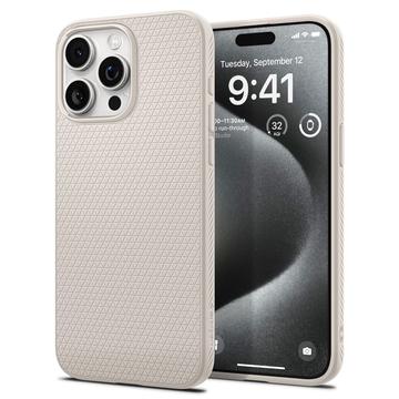 Carcasa Spigen Liquid Air para iPhone 15 Pro - Titanio natural