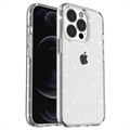 Funda Híbrida Stylish Glitter Series para iPhone 15 Pro - Blanco
