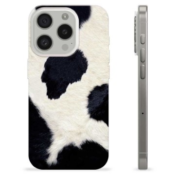 Funda de TPU para iPhone 15 Pro - Cuero de Vaca