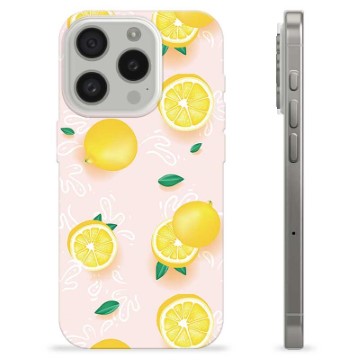 Funda de TPU para iPhone 15 Pro - Patrón de Limón