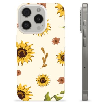 Funda de TPU para iPhone 15 Pro - Girasol