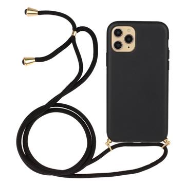 Funda de TPU con Acollador para iPhone 15 Pro - Negro