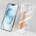 Kit de protección 2 en 1 Rurihai para iPhone 15 - Transparente