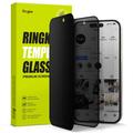 Protector de pantalla de vidrio templado iPhone 15 Ringke TG Privacy - Black Edge