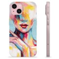 Funda de TPU para iPhone 15 - Retrato Abstracto