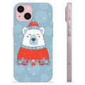 Funda de TPU para iPhone 15 - Oso de Navidad